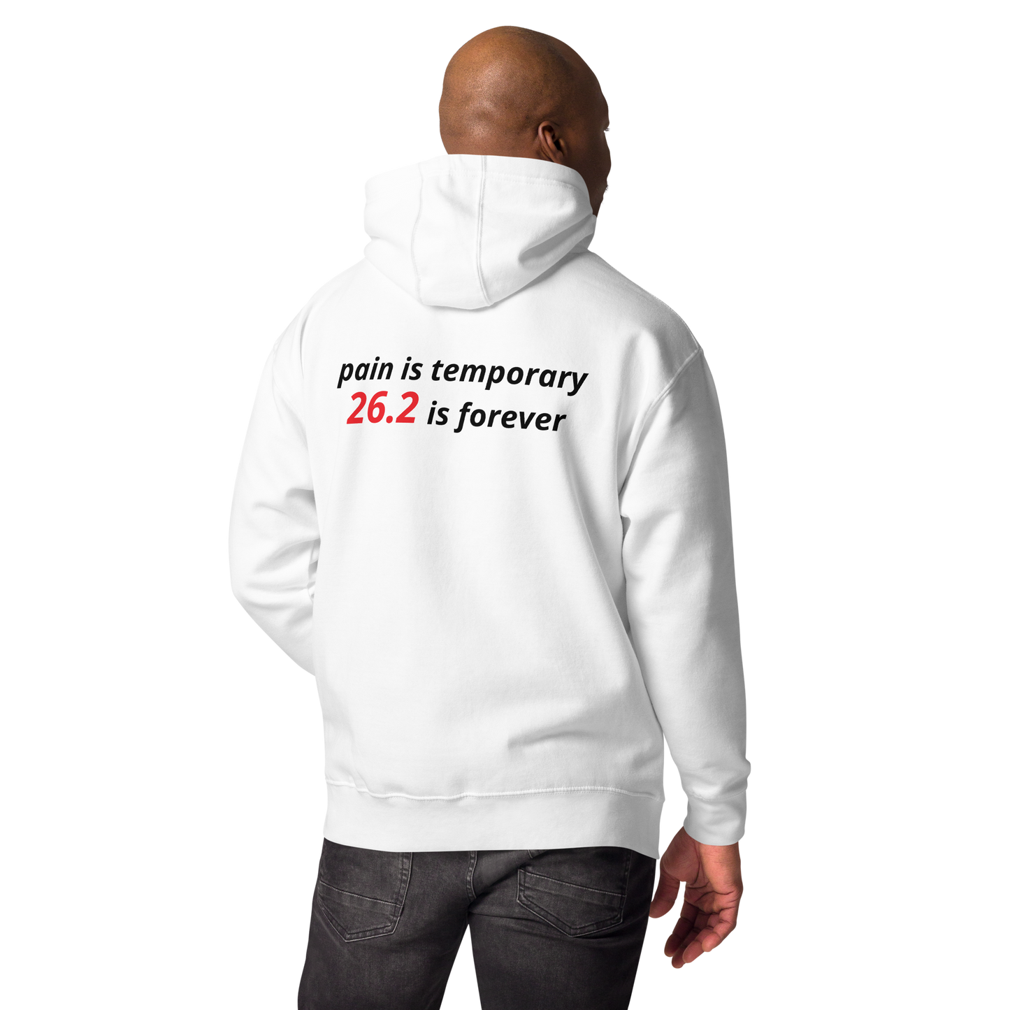 “Pain is Temporary, 26.2 is Forever” Premium Hoodie | wear262