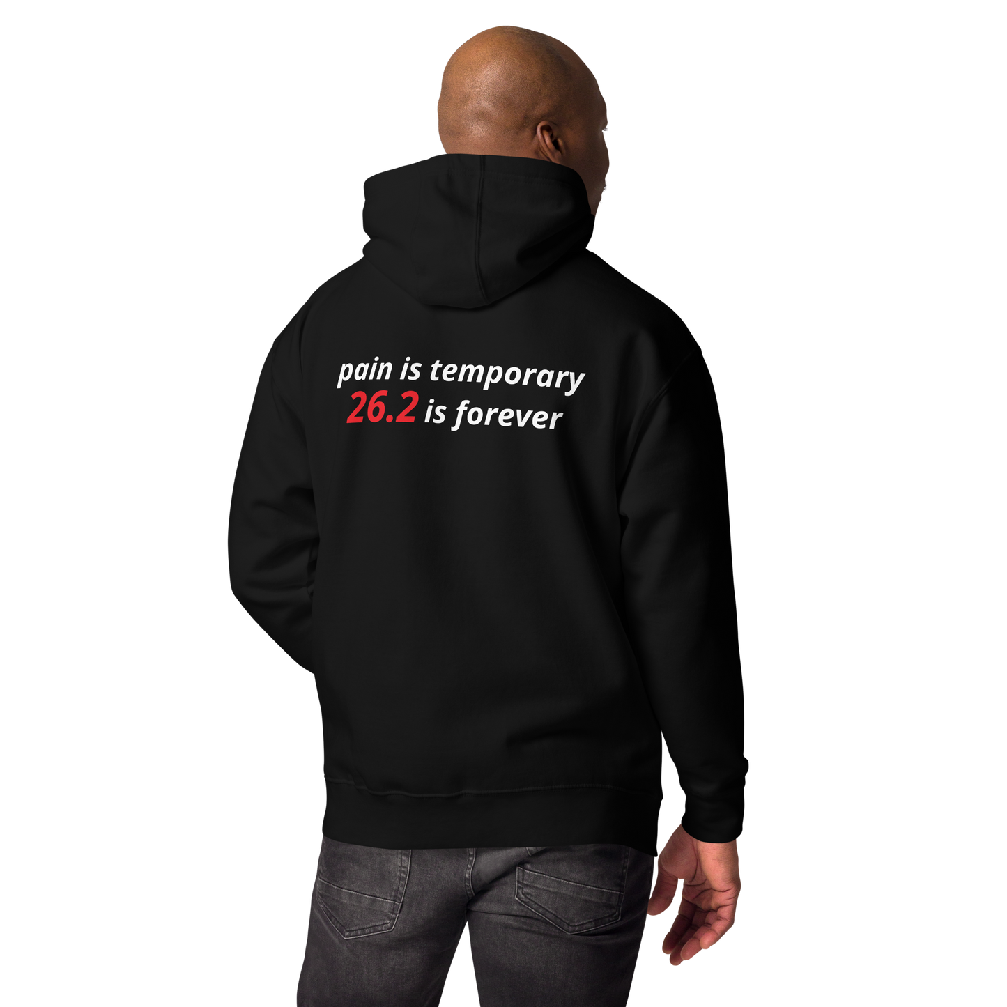 “Pain is Temporary, 26.2 is Forever” Premium Hoodie | wear262