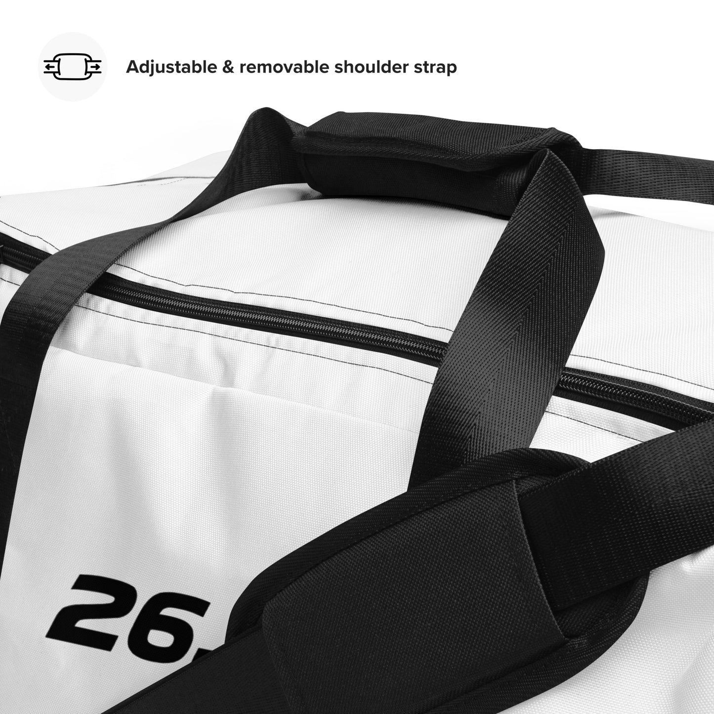26.2 Premium Sport Duffel Bag White