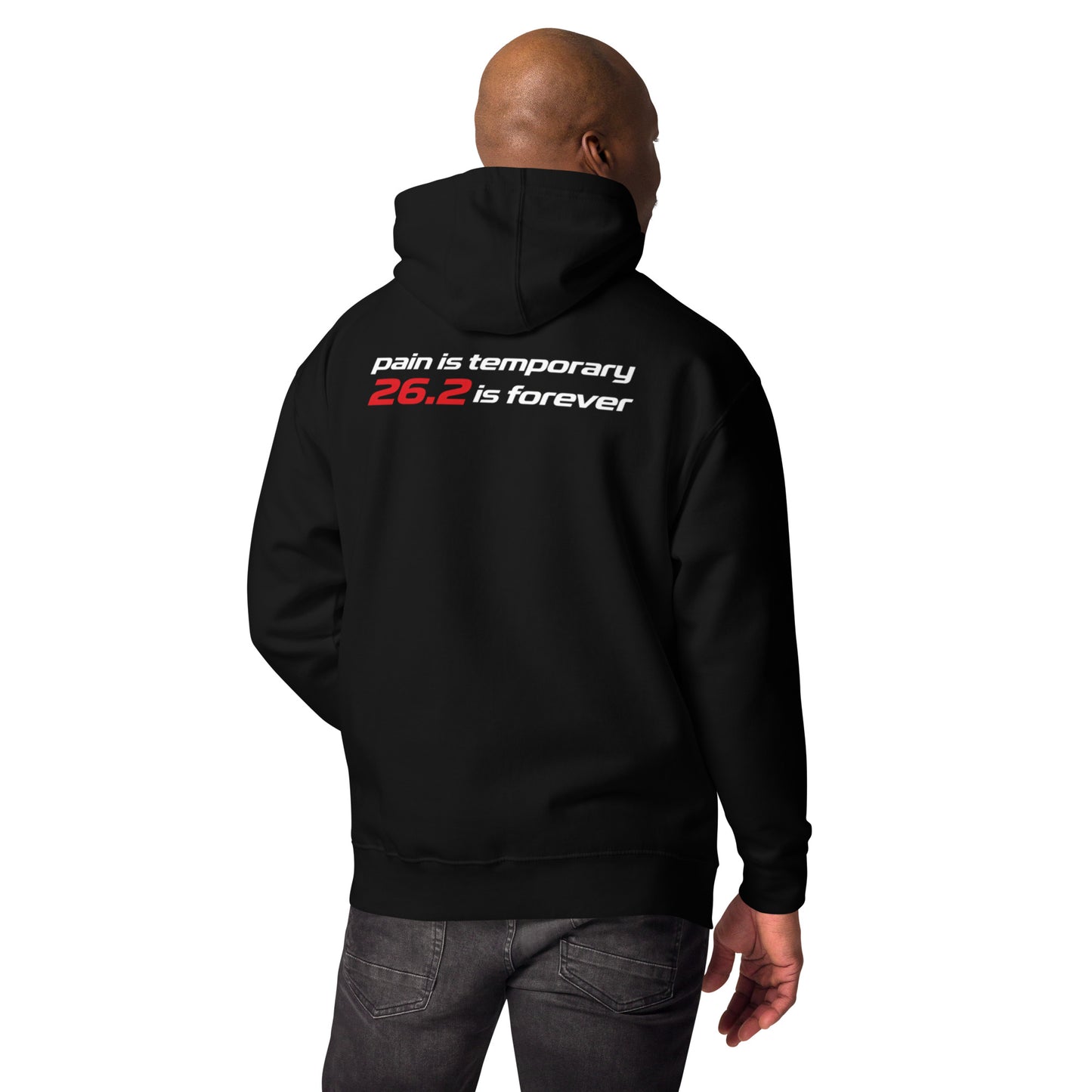 pain is temporary 26.2 is forever | mindset hoodie