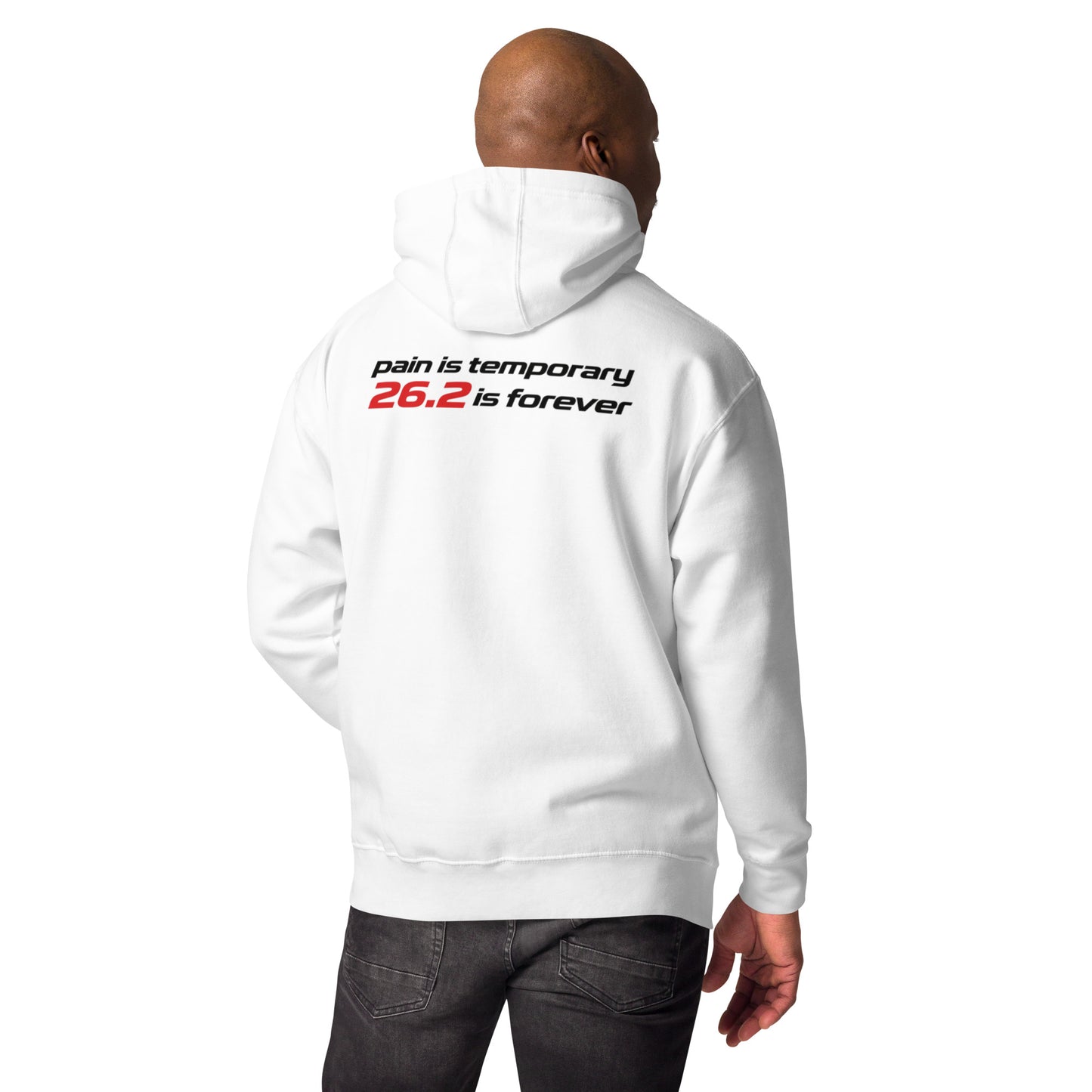 pain is temporary 26.2 is forever | mindset hoodie
