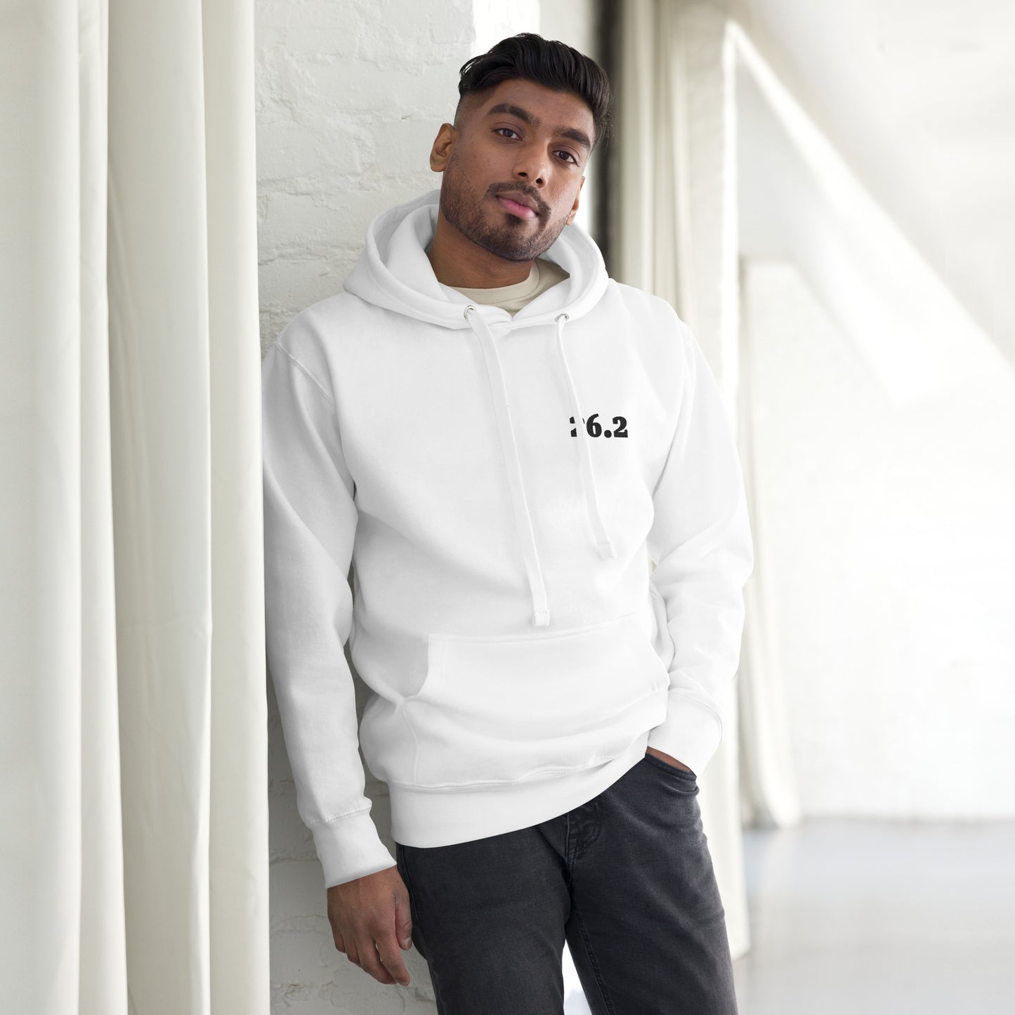 pain is temporary 26.2 is forever  Premium Hoodie | wear262